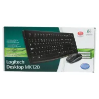 Logitech Desktop MK120 tastaturi USB QWERTY Englez Negru Logitech - 11