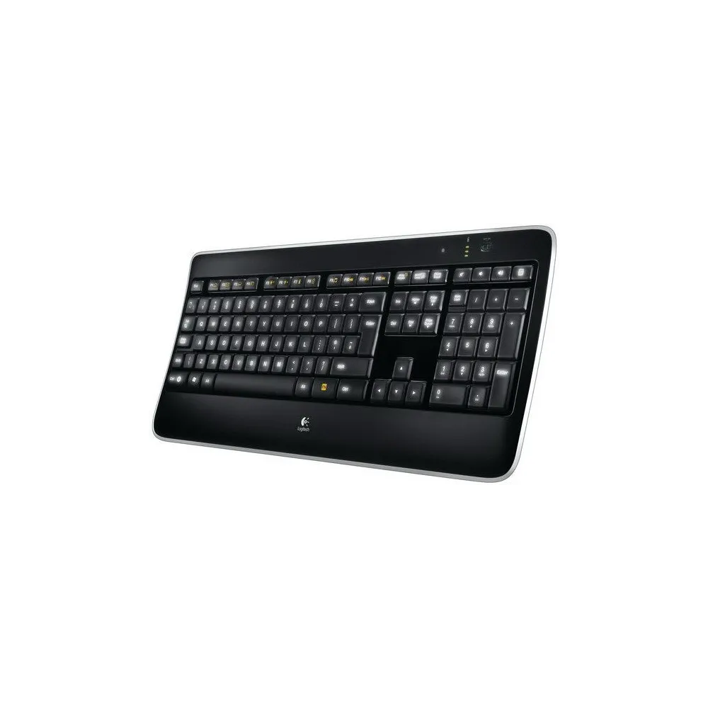 Logitech Wireless Illuminated Keyboard K800 tastaturi RF fără fir QWERTY Englez Negru Logitech - 1