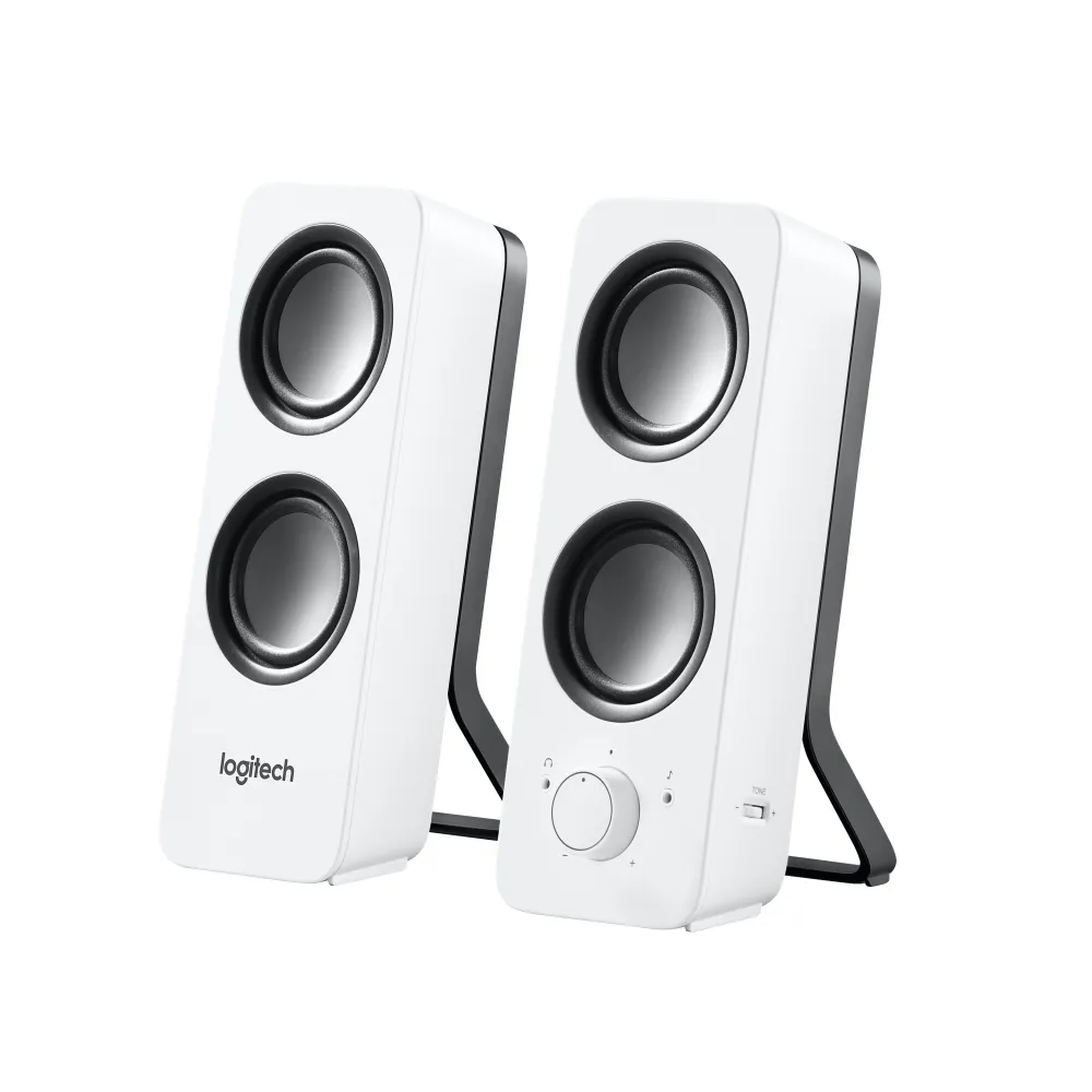Logitech Z200 Stereo Speakers Alb Prin cablu 10 W Logitech - 1