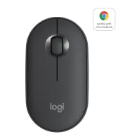 Logitech Pebble M350 Wireless Mouse mouse-uri Ambidextru RF Wireless + Bluetooth Optice 1000 DPI Logitech - 1