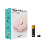 Logitech Pebble M350 Wireless Mouse mouse-uri Ambidextru RF Wireless + Bluetooth Optice 1000 DPI Logitech - 1