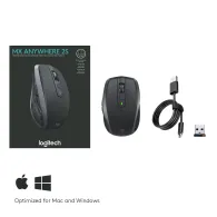 Logitech MX Anywhere 2S Wireless Mobile Mouse mouse-uri Mâna dreaptă RF Wireless + Bluetooth 4000 DPI Logitech - 7