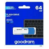 Goodram UCO2 memorii flash USB 64 Giga Bites USB Tip-A 2.0 Albastru, Alb Goodram - 1