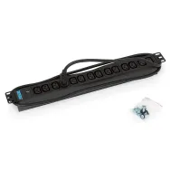 Pdu triton 19 14xc13 iec320 led control cablu 3x1.5mm 2m Triton - 1