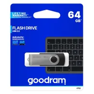 Goodram UTS2 memorii flash USB 64 Giga Bites USB Tip-A 2.0 Negru, Argint Goodram - 5