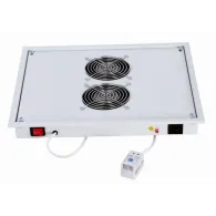 Panou ventilatie triton pentru rack de podea 19 2 ventilatoare Triton - 1