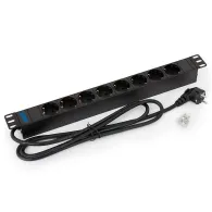 Pdu triton 19‘‘ distribution panel 1u 8 sockets din standard Triton - 1