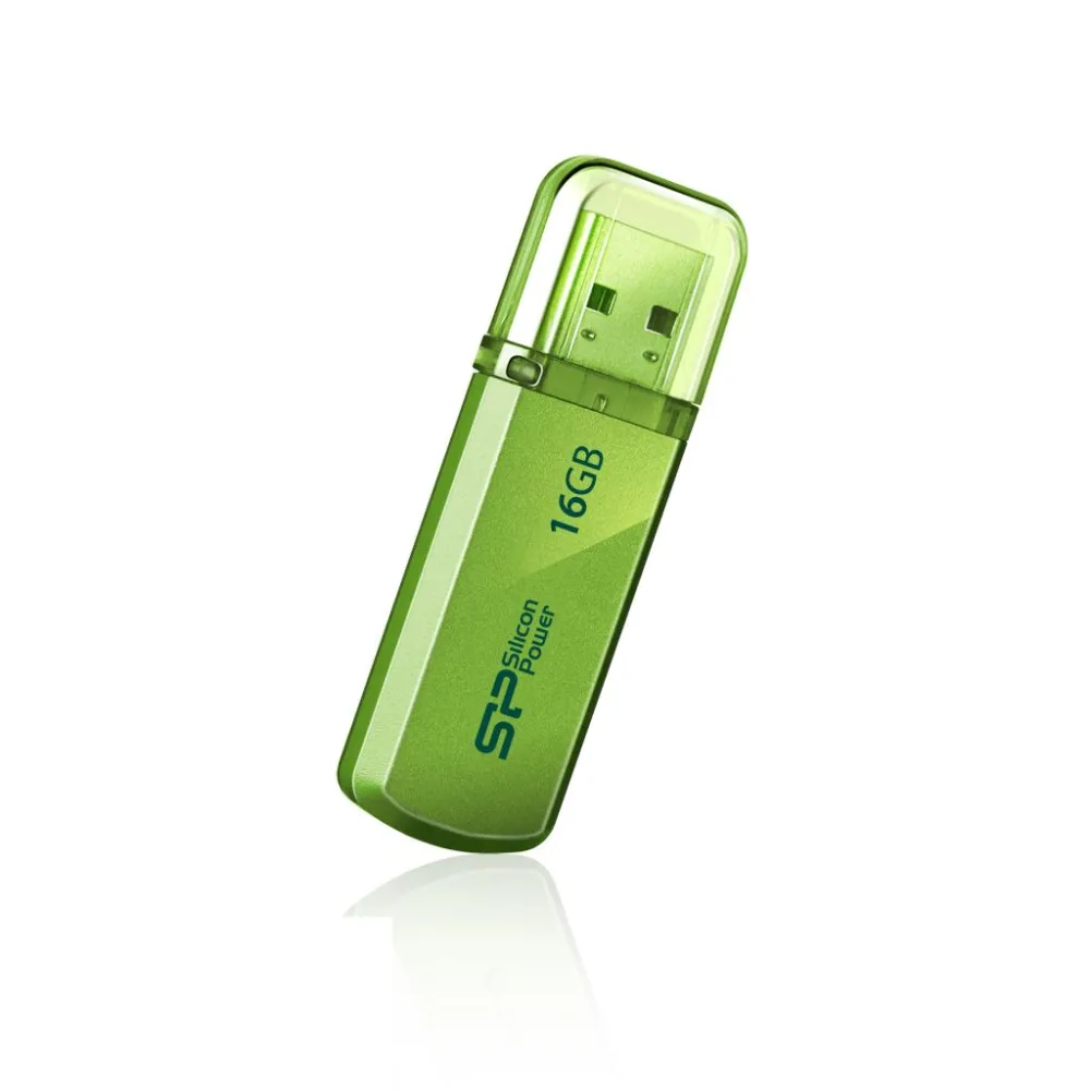 Silicon Power Helios 101 memorii flash USB 16 Giga Bites USB Tip-A 2.0 Verde Silicon power - 1