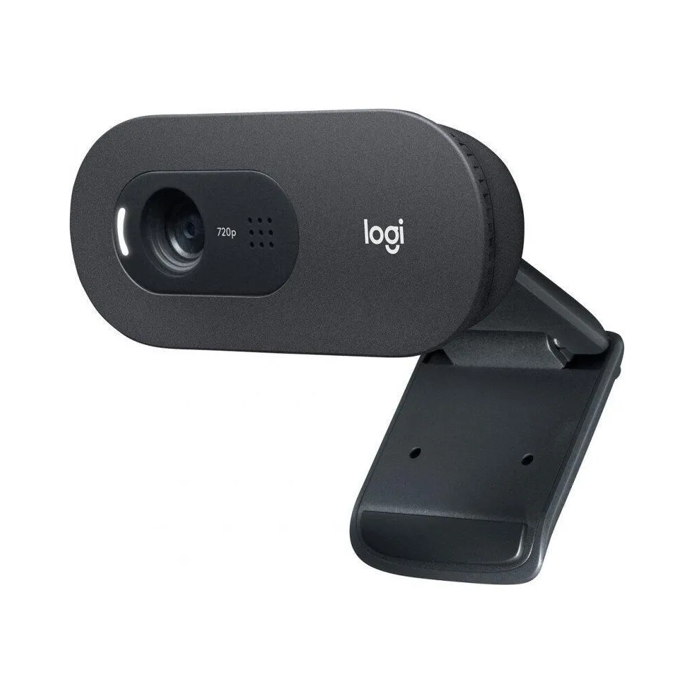 Camera web logitech hd 720 cu rez 1280 x 720 usb 2.0 microfon negru c505e (include tv 0.18lei) Logitech - 1