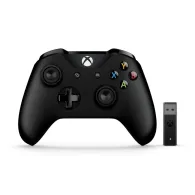 Microsoft Xbox Controller + Wireless Adapter Negru Gamepad PC-ul, Xbox One Microsoft - 1