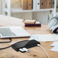 TP-LINK UH700 hub-uri de interfață USB 3.2 Gen 1 (3.1 Gen 1) Micro-B 5000 Mbit/s Negru Tp-link - 4