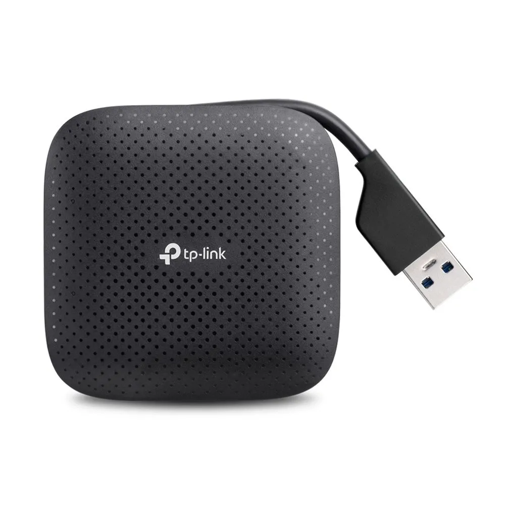 TP-LINK UH400 hub-uri de interfață USB 3.2 Gen 1 (3.1 Gen 1) Type-A 5000 Mbit/s Negru Tp-link - 1
