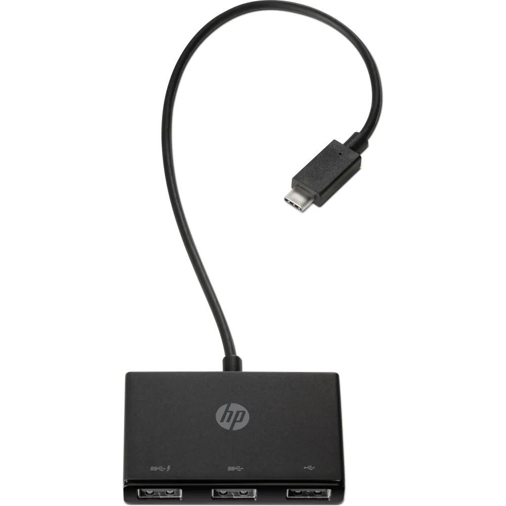 HP Concentrador USB-C a USB-A USB 3.2 Gen 1 (3.1 Gen 1) Type-C Negru Hp - 1