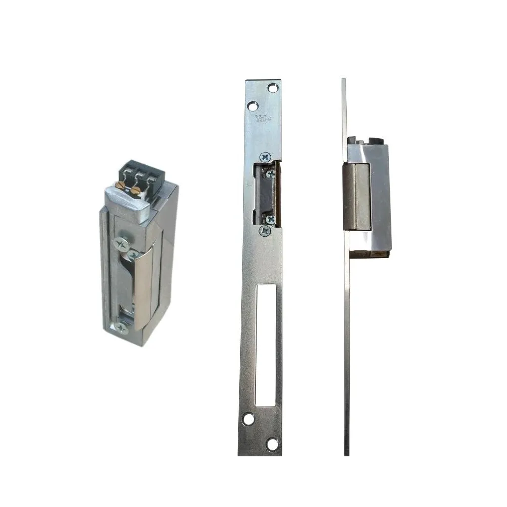 Electromagnet fail safe yale yb37-12d-lr 12vcc 180ma contact monitorizare include Assa abloy - 1