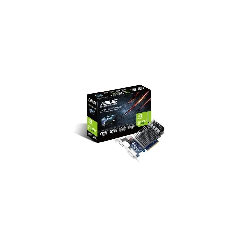 Placa video asus nvidia 710-2-sl gt710 pci-e 2.0 2048mb ddr3 Asus - 1