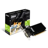 Placa video msi nvidia gt710 1gd3h lp gt 710 pci-e Msi - 1