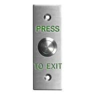 Buton din inox yale pb21 montaj ingropat 100mm x 35mm. Assa abloy - 1