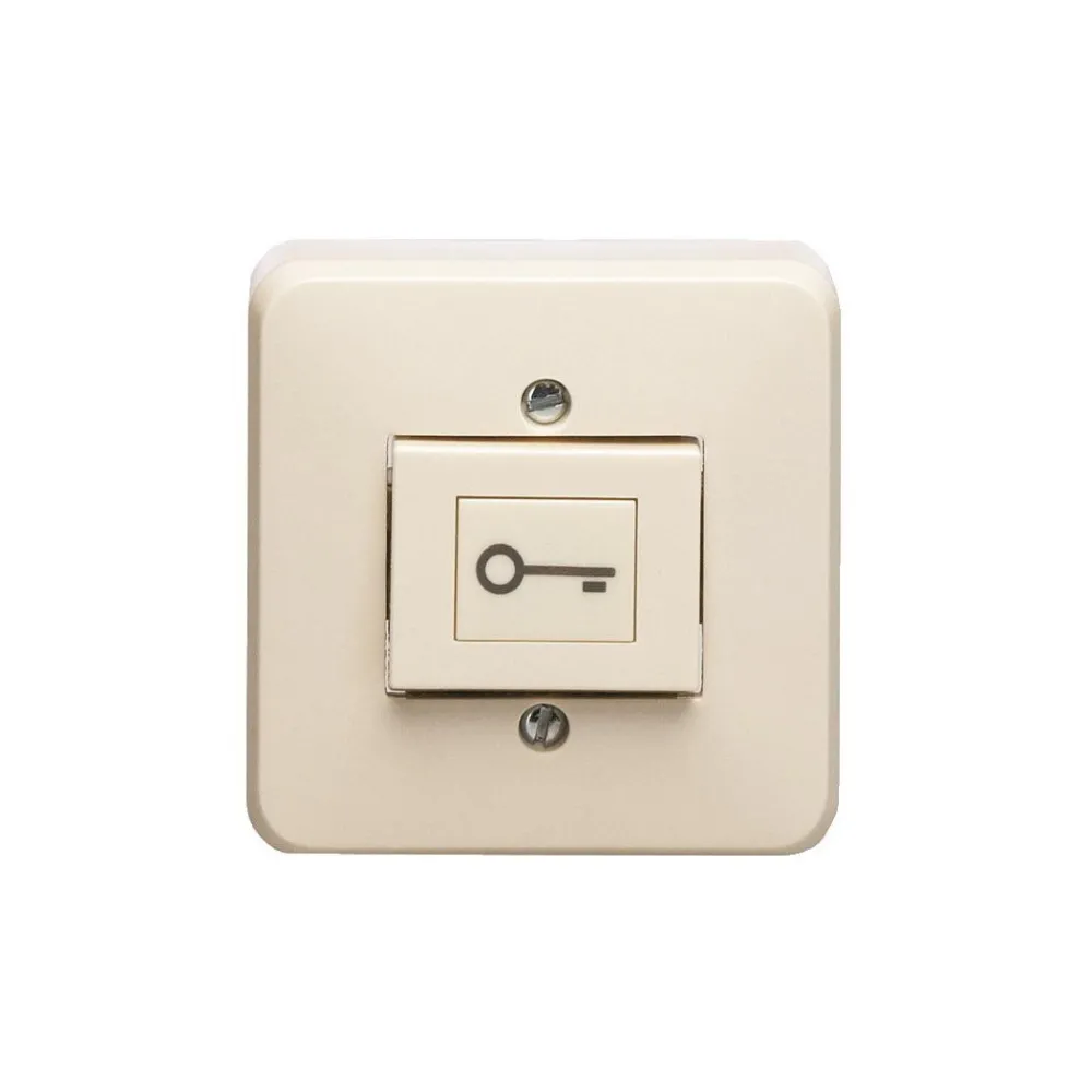 Buton din plastic effeff 1010---------00 montaj aparent. Assa abloy - 1