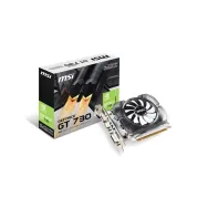Placa video msi nvidia n730-4gd3v2 gt730 pci-e 4096mb ddr3 128bit Msi - 1