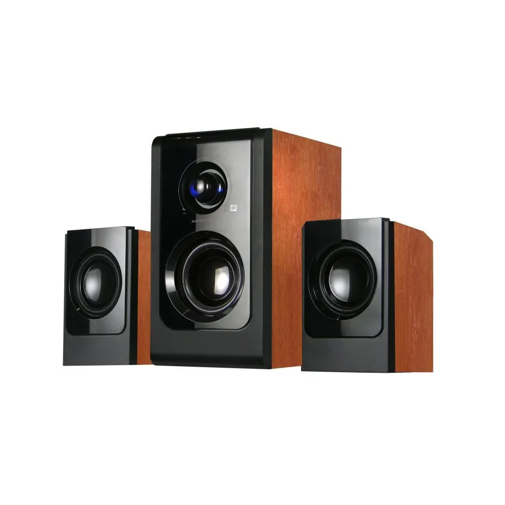 Boxe serioux 2.1 soundboost ht2100c 16w rms culoare lemn de Serioux - 1