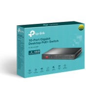 TP-LINK TL-SG1210MP switch-uri Fara management Gigabit Ethernet (10/100/1000) Power over Ethernet (PoE) Suport Negru Tp-link - 4