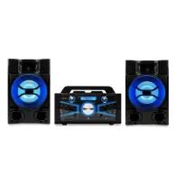 Sistem boxa audio karaoke bluetooth fm/digital radio 2x microphone jacks Akai - 1