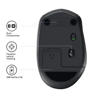 Logitech Wireless Mouse M590 Multi-Device Silent mouse-uri Mâna dreaptă RF Wireless + Bluetooth Optice 1000 DPI Logitech - 6