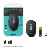 Logitech Wireless Mouse M590 Multi-Device Silent mouse-uri Mâna dreaptă RF Wireless + Bluetooth Optice 1000 DPI Logitech - 8