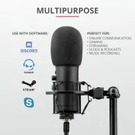 Microfon gxt256 exxo streaming mic usb  specifications general application home Trust - 1