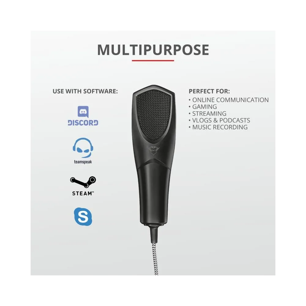 Microfon trust gxt 232 mantis streaming mic  
specifications general application Trust - 1