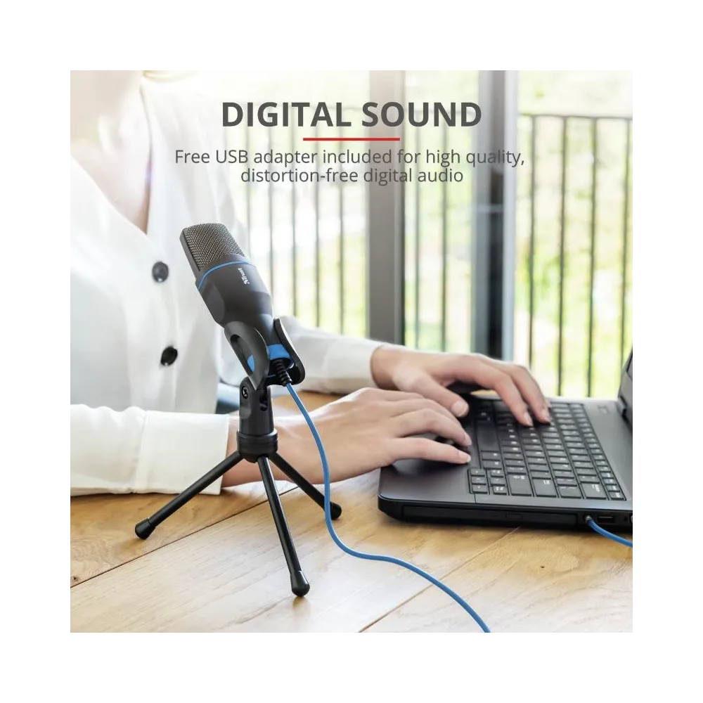 Microfon trust mico usb microphone for pc/laptop  specifications general application Trust - 1