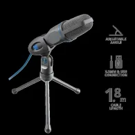 Microfon trust mico usb microphone for pc/laptop  specifications general application Trust - 1