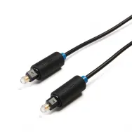 Cablu audio optic serioux  conectori toslink tata-tata 1m negru Serioux - 1