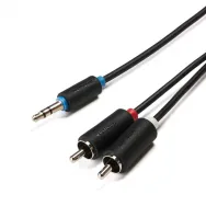 Cablu audio serioux jack stereo 3.5mm tata - 2 porturi Serioux - 1