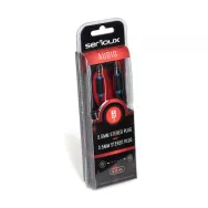 Cablu audio serioux jack stereo 3.5mm tata - jack stereo Serioux - 1