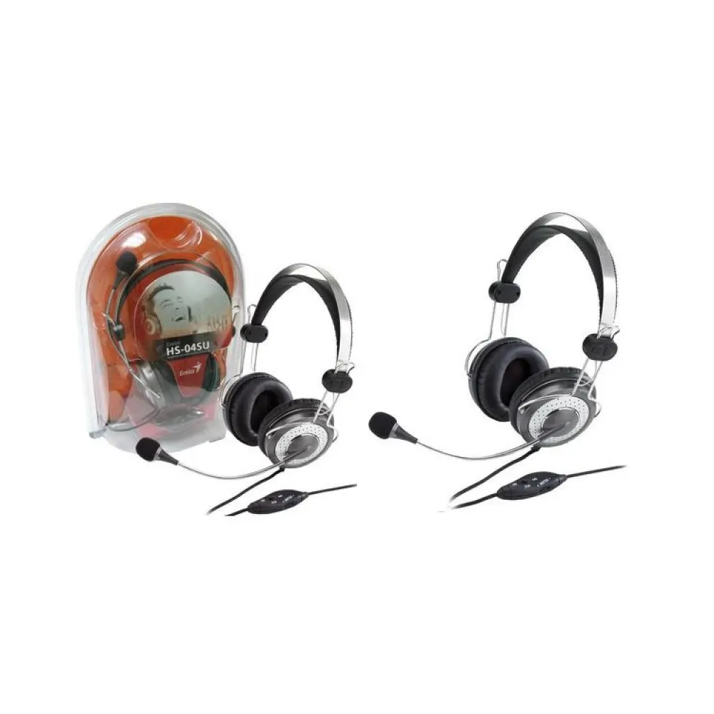Casti cu microfon genius hs-04su full size 20-20000hz 32 ohm Genius - 1