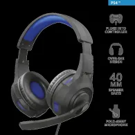 Casti cu microfon trust gxt 307b ravu gaming headset ps4 Trust - 1
