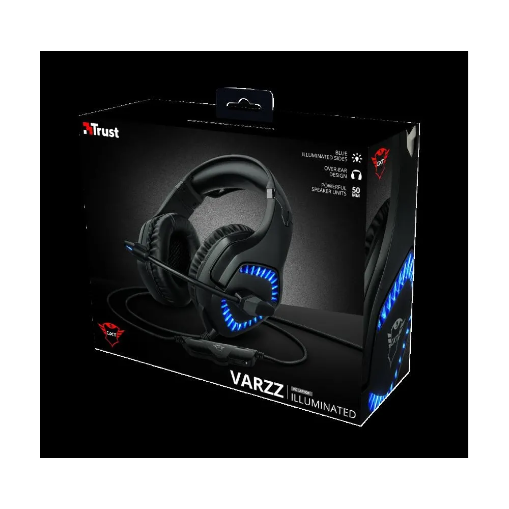Casti cu microfon trust gxt 460 varzz illuminated gaming headset Trust - 1