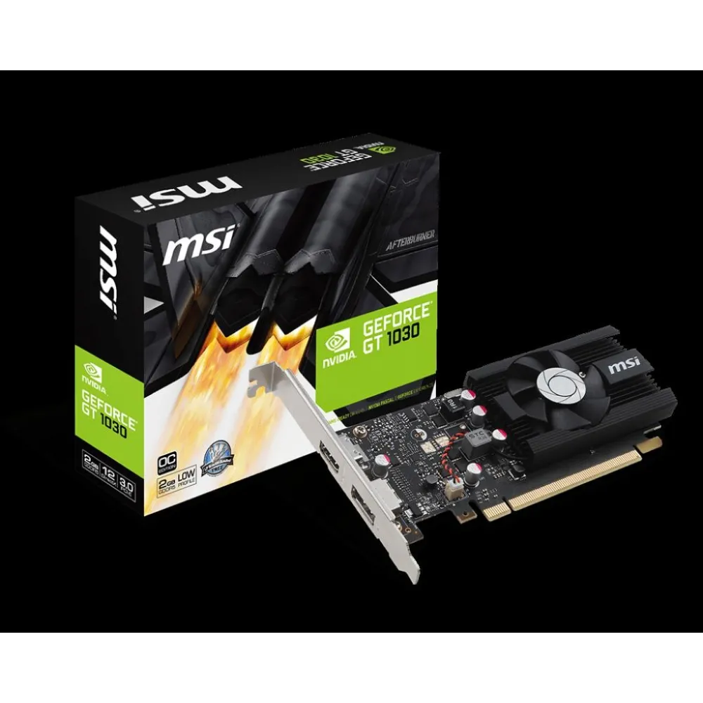 Placa video msi nvidia geforce gt 1030 2g lp oc Msi - 1