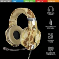 Casti cu microfon trust gxt 322d carus gaming headset - Trust - 1