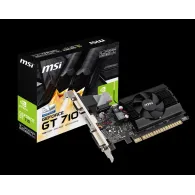 Placa video msi nvidia gt 710 1gd3 lp gt 710 Msi - 1