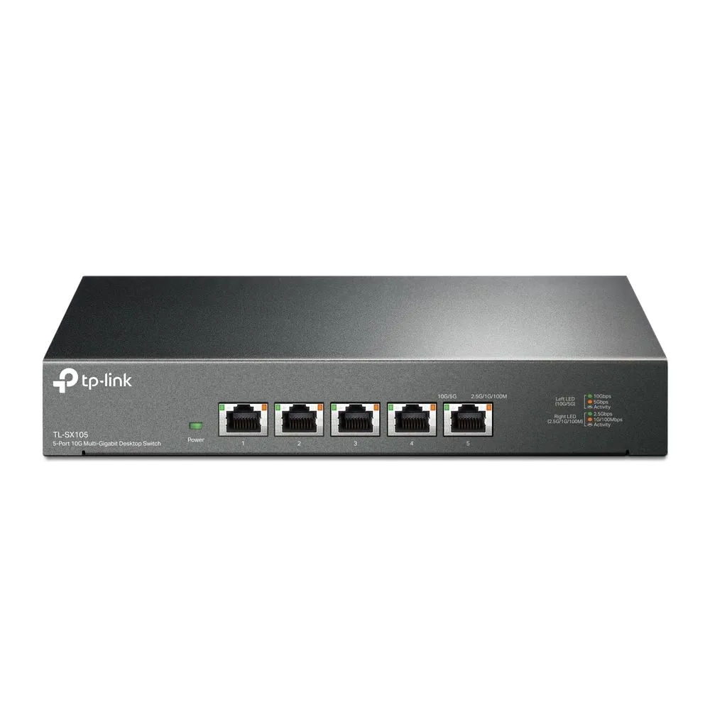 TP-LINK TL-SX105 switch-uri Fara management 10G Ethernet (100/1000/10000) Negru Tp-link - 1