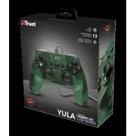 Gamepad trust gxt 540c yula wired gamepad - camo  specifications Trust - 1