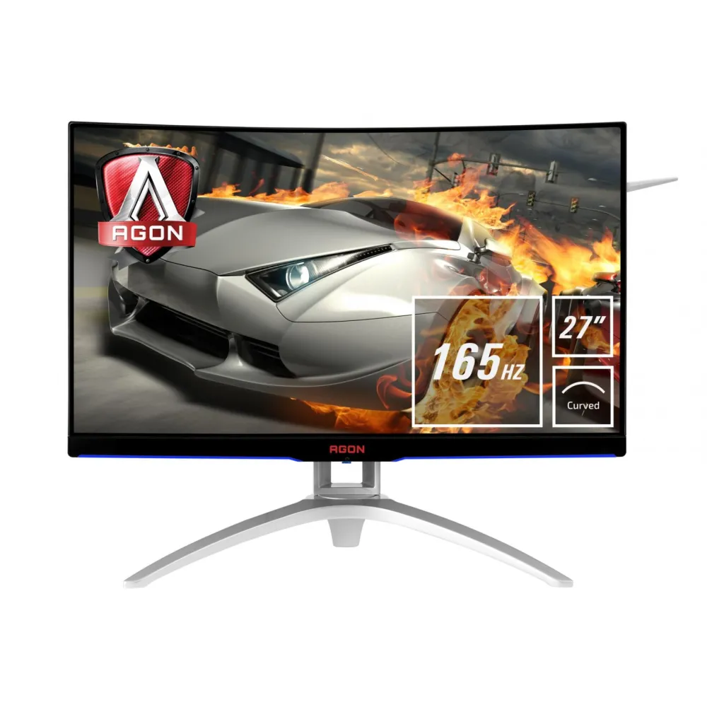 Monitor 27 aoc ag272fcx6 gaming curved 1800r fhd 1920*1080 165 Aoc - 1
