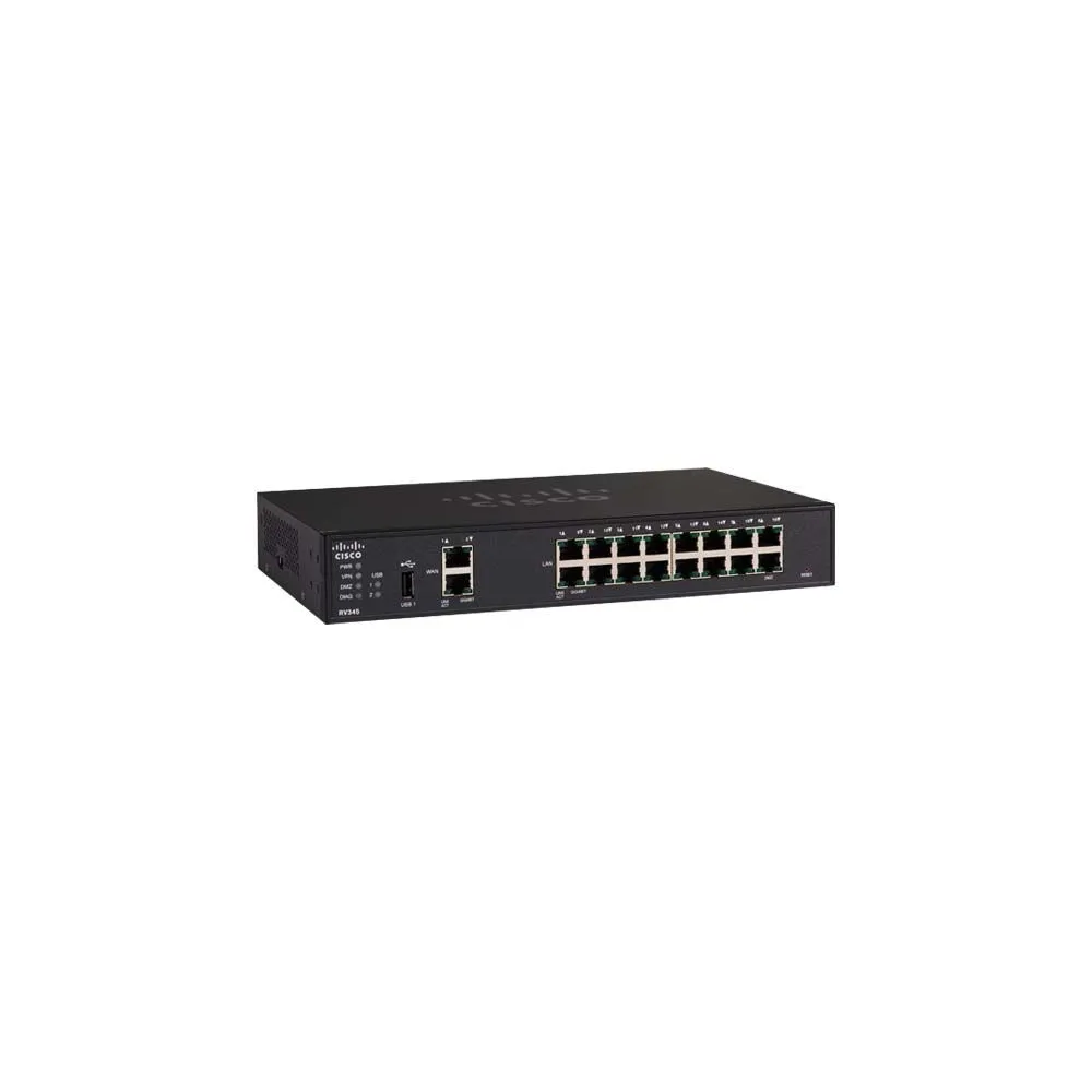 Cisco RV345 router cu fir Negru Cisco - 1