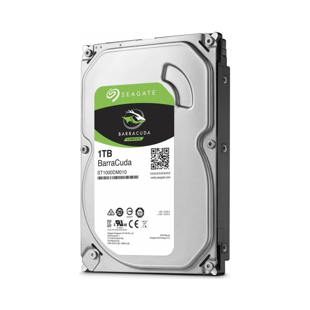 Hard disk  Seagate Barracuda 1TB  SATA III 7200RPM  64MB  3.5" Seagate - 1