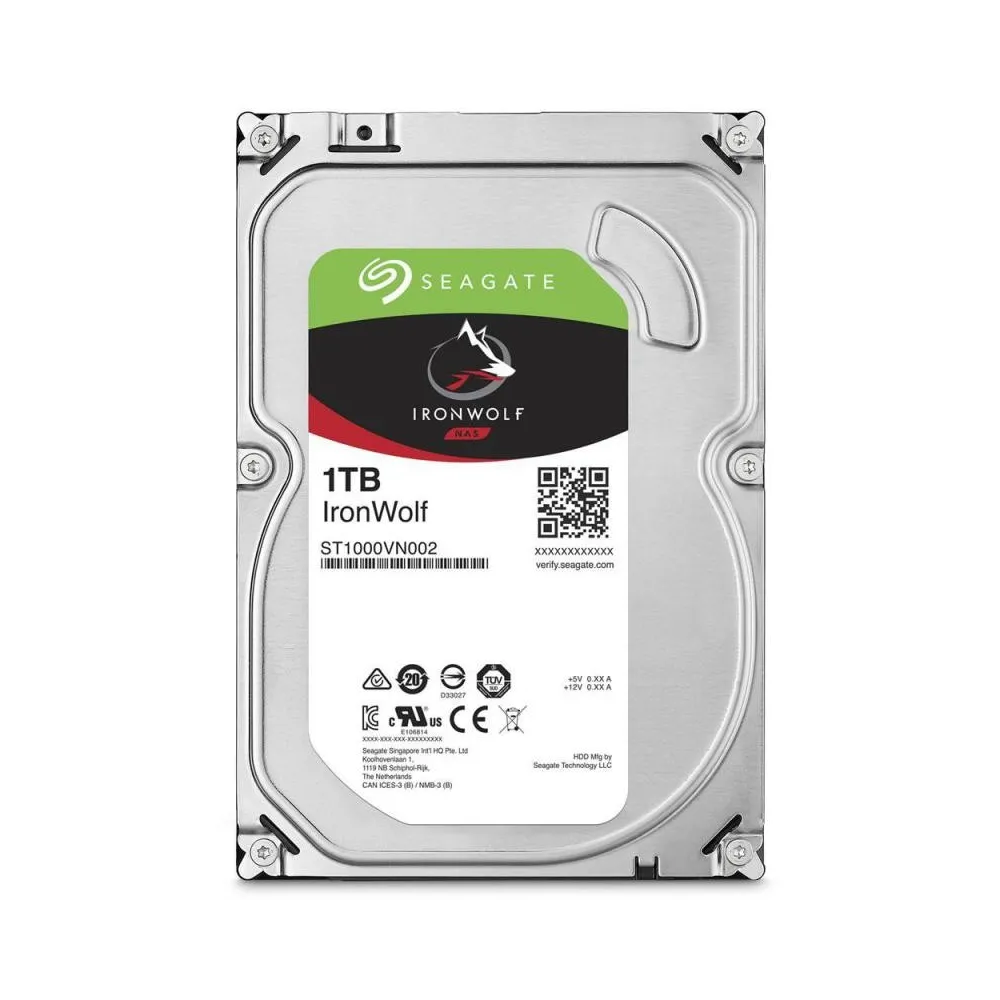 Hard disk  Seagate Ironwolf  1TB  SAT III 5200RPM 64MB 3.5" Seagate - 1