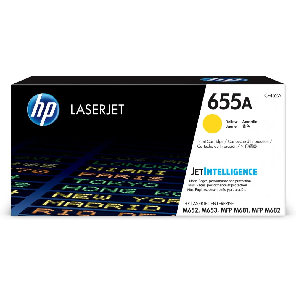 Toner  HP LaserJet  655A Yellow Hp - 1