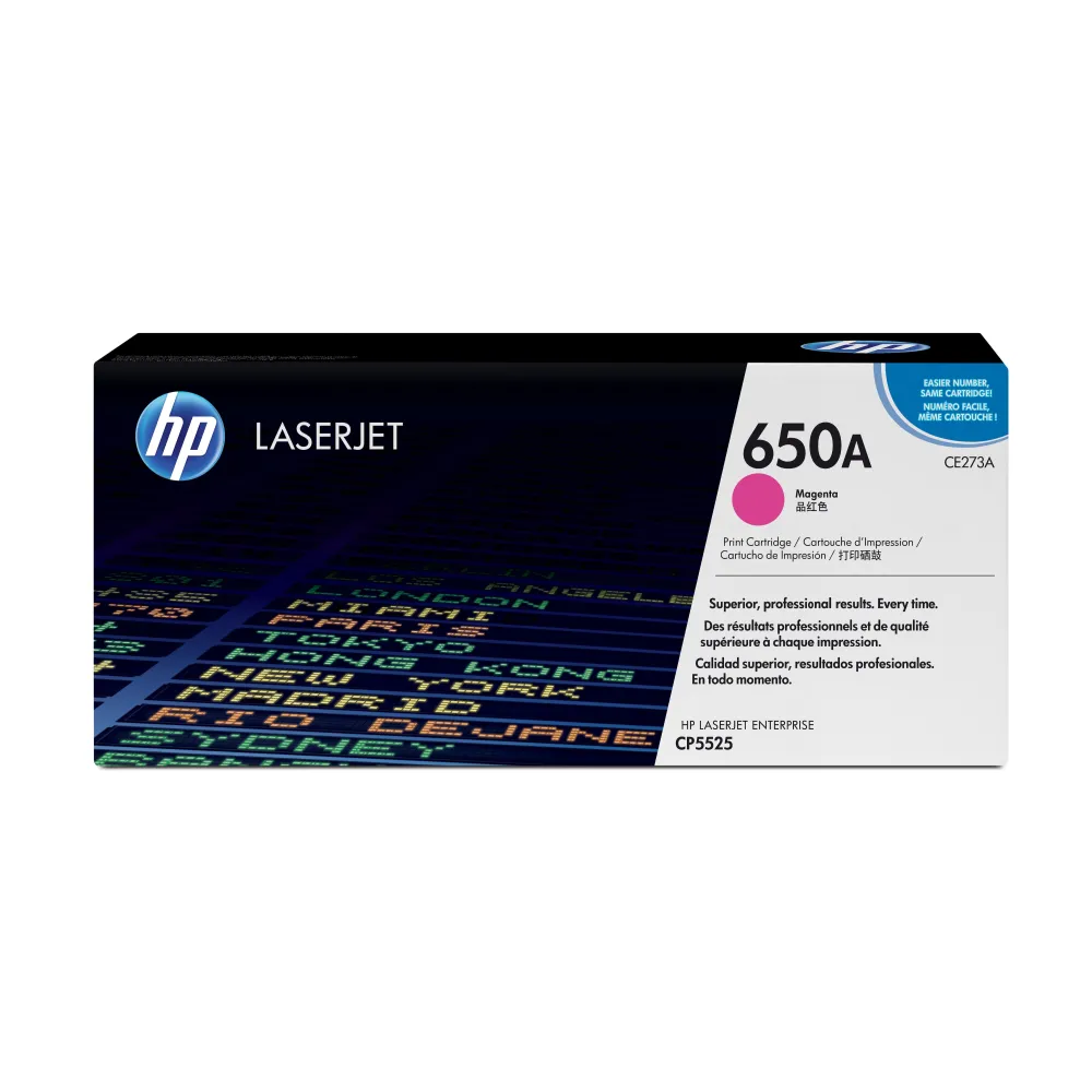 Toner HP LaserJet 650A Magenta Hp - 1
