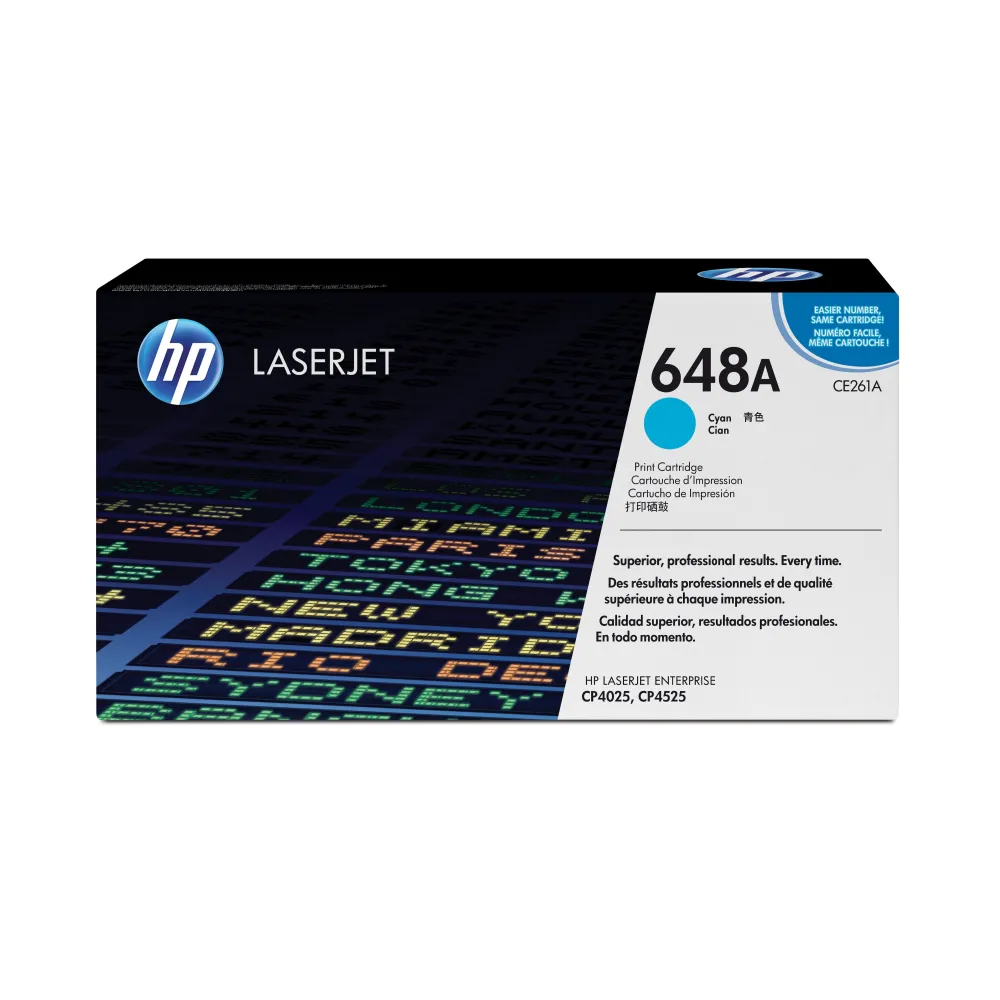 Toner HP LaserJet 648A Cyan Hp - 1